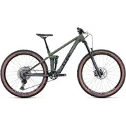 Cube Stereo 140 HPC Rookie Dual Suspension Mountain Bike Flashgrey Oli