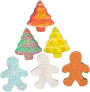 Christmas Bath Salt 6 Pack Essential Oils for Boys and Girls Adults Natural Spa Bathing