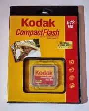 Vintage NEW Kodak 512MB CF Compact Flash Camera Memory Card Sealed NIP NOS