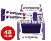 48 x Cadbury Curly Wurly Chocolate Caramel Snack Bars Lollies Treats Party