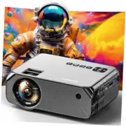 Projector, Portable 5G WiFi Projectors 4K Supported Native 1080P, Mini Brown