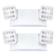 GRUENLICH LED Emergency Light, Exit Lighting Fixtures with Two LED Heads and ...