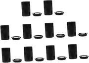 10 Pack Film Canisters Plastic Film Storage Box Caps for Travel Outdoor Photography