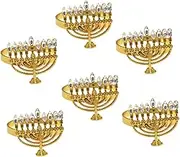 Sturdy Napkin Buckles Holder Decorative Hanukkah Menorah Napkin Ring Table Decor