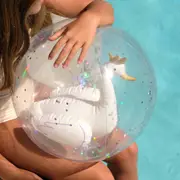 [Sunnylife] 3D Inflatable Beach Ball Princess Swan Multi