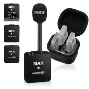 Rode Wireless GO II TX Transmitter w/ Charging case and Interview go