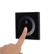 12V-24V LED Light Dimmer Touch Switch Tempered Glass Panel Wall Screen control