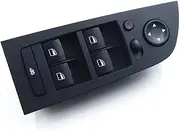 Genuine Driver Window Mirror Switch Button 61319217332 334 Compatible with BMW E90 E91 325i 328i 330i 316d 320d 325d 330d M3 Relay kit(Black)