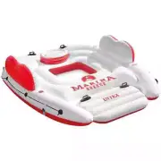 Intex Inflatable Island Float Marina Breeze Raft Ride On Water River Pool 259cm