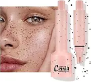 Freckle Pen, 2PCS Freckle Stamp Natural Like, Waterproof Fake Freckles Stamp Face Makeup - Faux Freckles for Dating Events Parties Daily Activities