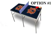 Auburn University Portable Table Tennis Ping Pong Folding Table w/Accessories