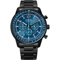 在飛比找PChome24h購物優惠-CITIZEN 星辰 星際探險光動能計時腕錶(CA4505-
