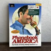 Every Phonebook In America On 2 CD-ROMs Brand new 1999 Sealed
