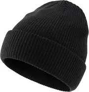 [Generic] Winter Trawler Fisherman Beanie Men Women Unisex Stylish Plain Docker Skull Hat Roll up Watch Cap Color Pack