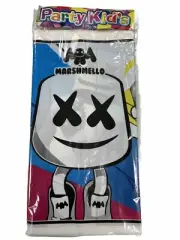 Marshmello Plastic Table Cover (56” X 96”) - Mantel de Plástico de Marshmello