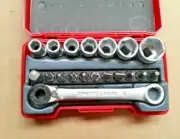 Teng Tools Mini Socket Set 20Pc 1/4"Dr Sockets + Bits + Ratchet Bit Driver T1420