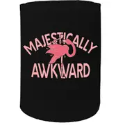 Alcohol Stubby Holder - Majestically Awkward - Funny Novelty Birthday Gift Joke Beer Can Bottle