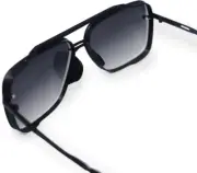 Bella Midnight - Tangle Free Aviator Sunglasses