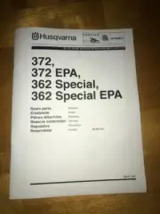 Husqvarna 362 Special 372 Chainsaw Illustrated Parts Diagram List Manual