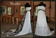 NEW Camo Wedding Dress/Gown- Empire Waist 'Brooke' ***Custom made in the USA***