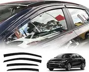 OAD4X4 Weathershields Compatible with KIA Cerato BD Series Sedan 2018-Onwards, Weather Shields Window Visors Wind Deflectors Sun Rain Guard 4PCS Set