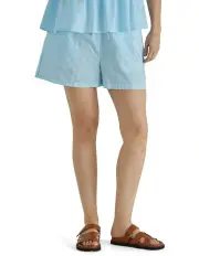 [Sass] Rumi Cotton Shorts in Blue