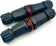 2PCS Waterproof Couplers IP68 Waterproof RJ45 Coupler Connectors Cat 5/5e/6A Ethernet Waterproof Couplers for Indoor Outdoor Pack of/(cat5E/6A)