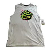 Under Armour x Steph Curry Sleeveless White T Shirt size M