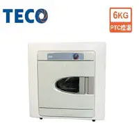 在飛比找蝦皮商城優惠-【TECO 東元】6公斤電力型乾衣機QD6566EW(樓層費