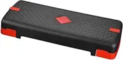 Generic Aerobic Exercise Stepper, Adjustable Attachment, Non-Slip Textured Surface, Yoga Workout Bench,