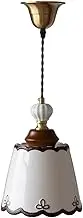 CJLWSLCO Simple Creative Chandelier Ceramic Pendant Light Vintage White Hanging Light Fixtures for Kitchen Island Modern Chandelier Adjustable Ceramic Light Fixture for Bedroom Hotel Dining Room