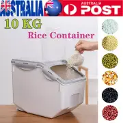 10KG 15KG Pet Cat Food Storage Container Rice Grain Dispenser Organiser Box AU