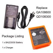 3.6V 2100MAh BA223030 Battery+ Battery Charger Replace QA108600 QD108300 For HBC