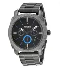 Fossil Machine Chronograph Smoke Grey Stainless Steel Mens Watch FS4931