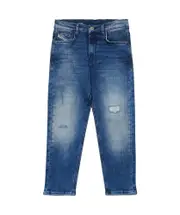 Diesel Kids D-Lucas-J Distressed Straight-Leg Jeans 8Y,16Y,14Y Blue