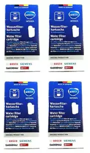 4 x Genuine Brita Intenza Water Filter Siemens Bosch Neff Gaggenau TZ70003