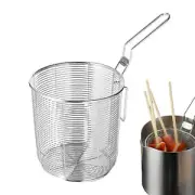 Chip Serving Frying Baskets Deep Frying Drain Baskets Chef Fry Basket Stainless