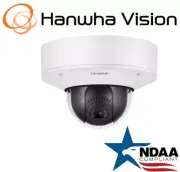 Hanwha Techwin XND-6081VZ 2MP PoE PTRZ Vandal IP SecurityDomeCamera 2.8-12mmLens