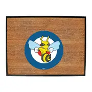 Target Fighting Wasp - Funny Novelty Doormat Man Cave Floor mat
