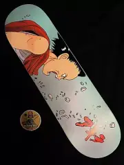 RARE SPRAYED JK Industries Tetsuo Jeremy Klein Akira Paint Anime Skateboard Deck