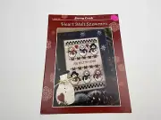 Stoney Creek Heart Melt Snowmen Counted Cross Stitch Pattern Leaflet 187