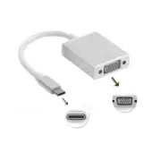 USB-C Thunderbolt 3 Male to VGA Female Adapter USB 3.1 Type-C Full HD Display...