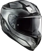 LS2 FF327 Challenger Jeans Helmet, silver, Size 2XL for Men