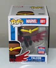 2021 VIRTUAL FUNKON MARVEL FALCON w/ OFFICIAL STICKER & POP PROTECTOR !!!