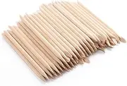 Wooden Orange Sticks Nail Cuticle Stick for Pusher Remover Manicure Art Pedicure Pedicure Tools 100PCS Orange Sticks Wood Cuticle Pusher Wooden Nail Cuticle Stick Orange Sticks for Nails