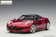 Autoart 1:18 ALFA ROMEO 4C SPIDER Diecast Model Car Toy Gifts Collection Display