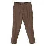 [Zegna] Zegna Tailored Wool Trousers 48 IT BROWN