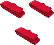 3pcs Carry Yoga Mat Yoga Bag Strap Yoga Mat Strap Carry Blanket Buckle Yoga Stretching Strap Stroller Carry Strap Yoga Mat Carrying Strap Skates Leash Fitness Adjustable Strapping