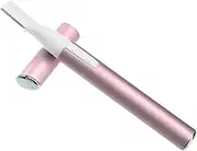 Healeved Elegant Pink Electric Eyebrow Trimmer Women Shaver Pen Micro-trim Beauty Tool Compact Facial Care