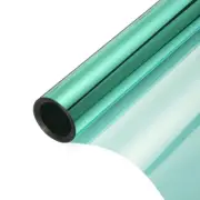 Reflective Window Film One Way Daytime Mirror Privacy Film,Green Silver 29"x13'